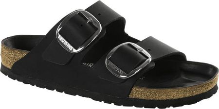 Birkenstock Klapki Arizona Big Buckle Black Wąskie 1011075
