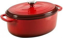 Zdjęcie Lodge Brytfanna żeliwna emaliowana czerwona 6,6L (EC7OD43) - Brwinów