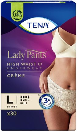 TENA Lady Pants Plus Creme L Bielizna Chłonna Dla Kobiet 2x30szt