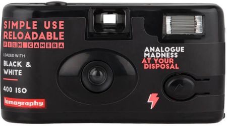 Lomography Simple Use Reusable Film Camera  Black and White