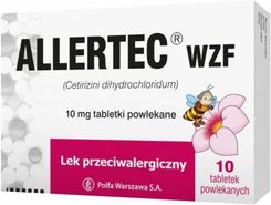 Allertec WZF 10mg 10 tabl. - Alergia