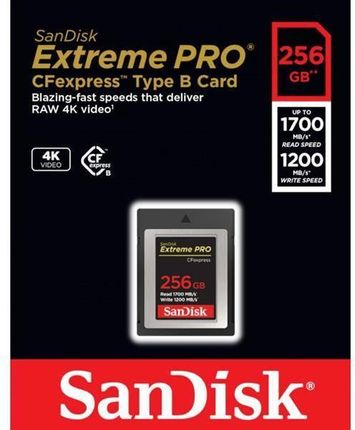 Karta pamięci do aparatu SanDisk Extreme PRO CFexpress Card