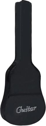 vidaXL Pokrowiec na gitarę klasyczną 3/4, czarny, 99,5x36,5cm, tkanina