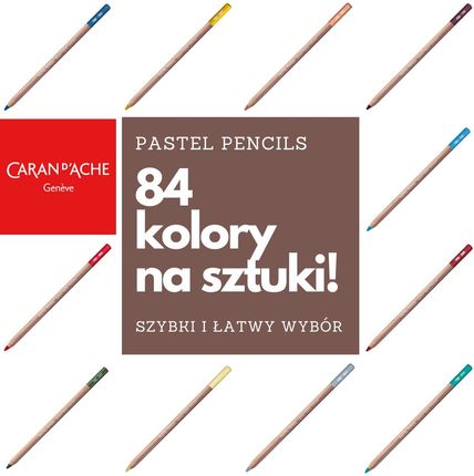 Caran D'Ache Kredki Naszt. Pastele W Kredce Pastel Pencils 84 Kolory