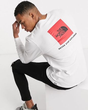 The North Face – Red Box – Biała koszulka z długim rękawem-Biały - Ceny i opinie T-shirty i koszulki męskie DRXI The North Face – Red Box – Biała koszulka z długim rękawem-Biały - Ceny i opinie T-shirty i koszulki męskie DRXI