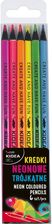 Zdjęcie Derform Kredki Ołówkowe Troj Neon 6Kol/180 Kidea Wb - Łazy