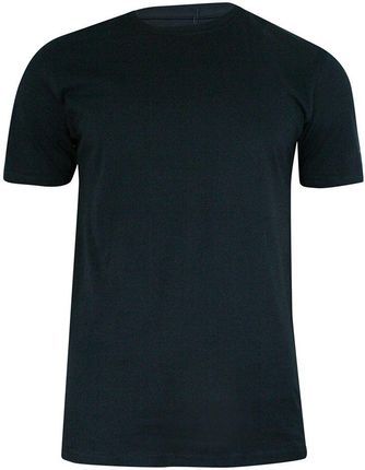 T-shirt Granatowy, 100% BAWEŁNA, U-neck, bez Nadruku, Męski, Krótki Rękaw -PAKO JEANS TSPJNSTSMgranatU