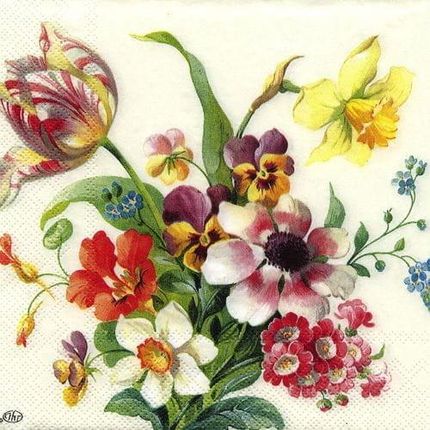 Serwetka Do Decoupage Wiosenny Bukiet Kwiatów 6503