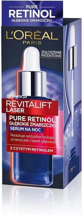 L'Oreal Paris Revitalift Laser Pure Retinol głębokie zmarszczki serum na noc 30ml