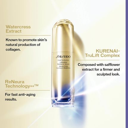 Shiseido Vital Perfection Liftdefine Radiance Serum Do Twarzy 40 ml - zdjęcie 3