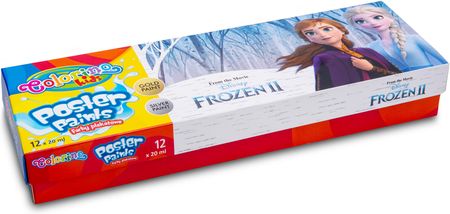 Patio Farby Plakatowe Colorino Kids Mix 20Ml 12 Kolorów Frozen