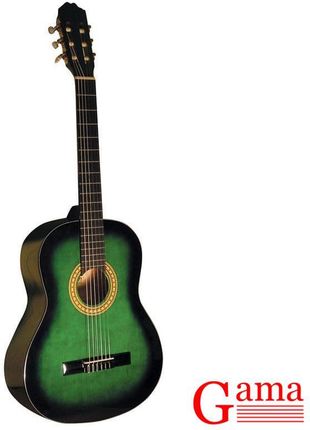 Prima CG-1 Green Burst gitara klasyczna 3/4 ( zielona )