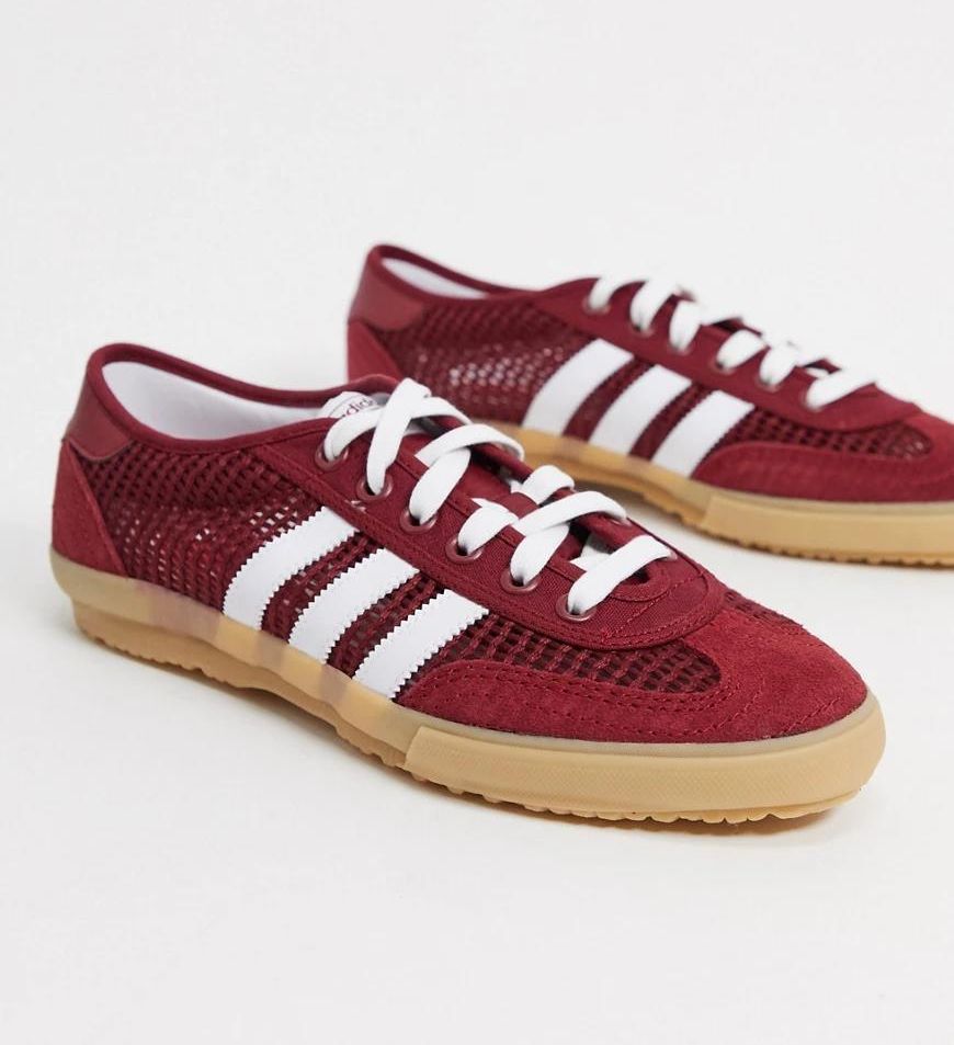 スニーカー ADIDAS TISCHTENNIS 4FT1681 Adidas Originals – Tischtennis – Burgundowe Buty Sportowe Na