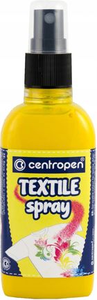 Centropen Farba W Sprayu Do Tkanin 110 ml Żółty