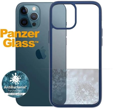Panzerglass etui ClearCase Antibacterial do Apple iPhone 12 Pro Max Niebieski True Blue (278)