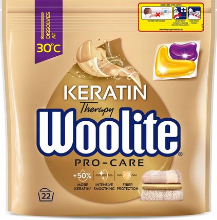 Woolite Pro-Care z Keratyną 22 szt (kapsułki)