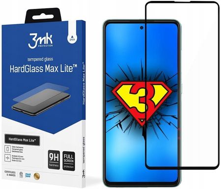 3mk Szkło HardGlass Max Lite do Samsung Galaxy A52