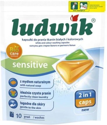 Ludwik Kapsułki do prania Sensitive 2in1 10szt