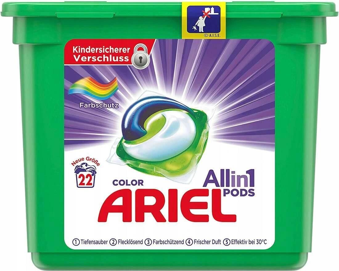 Ariel All-in-1 Pods Color Farbschutz, 22 prania - Opinie i atrakcyjne ...
