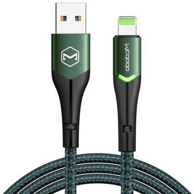 Mcdodo Kabel USB - Lightning Magnificence 1,2m Zielony (GSM102923)