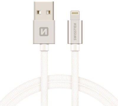Swissten Kabel USB - Lightning 1,2m Srebrny (71524203)
