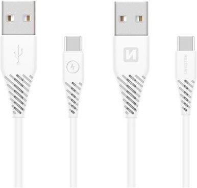 Swissten Kabel USB - USB Typ - C 1,5m Biały (71504400)