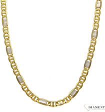 Diament Złoty łańcuszek 585 o szerokości 4 mm