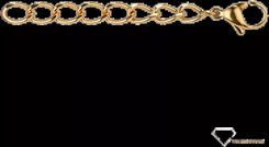 Coeur De Lion Stalowa przedłużka do łańcuszka w kolorze złota 8801885600