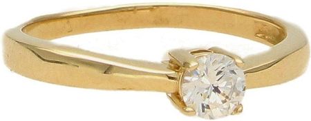 Diament Złoty pierścionek 585 zaręczynowy
