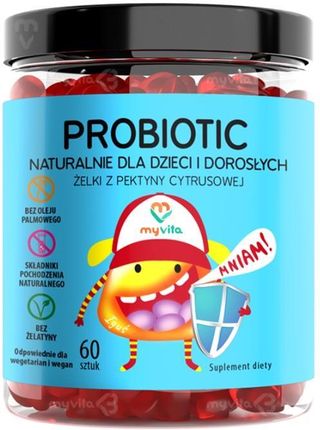 MyVita Żelki naturalne Probiotic 60 szt