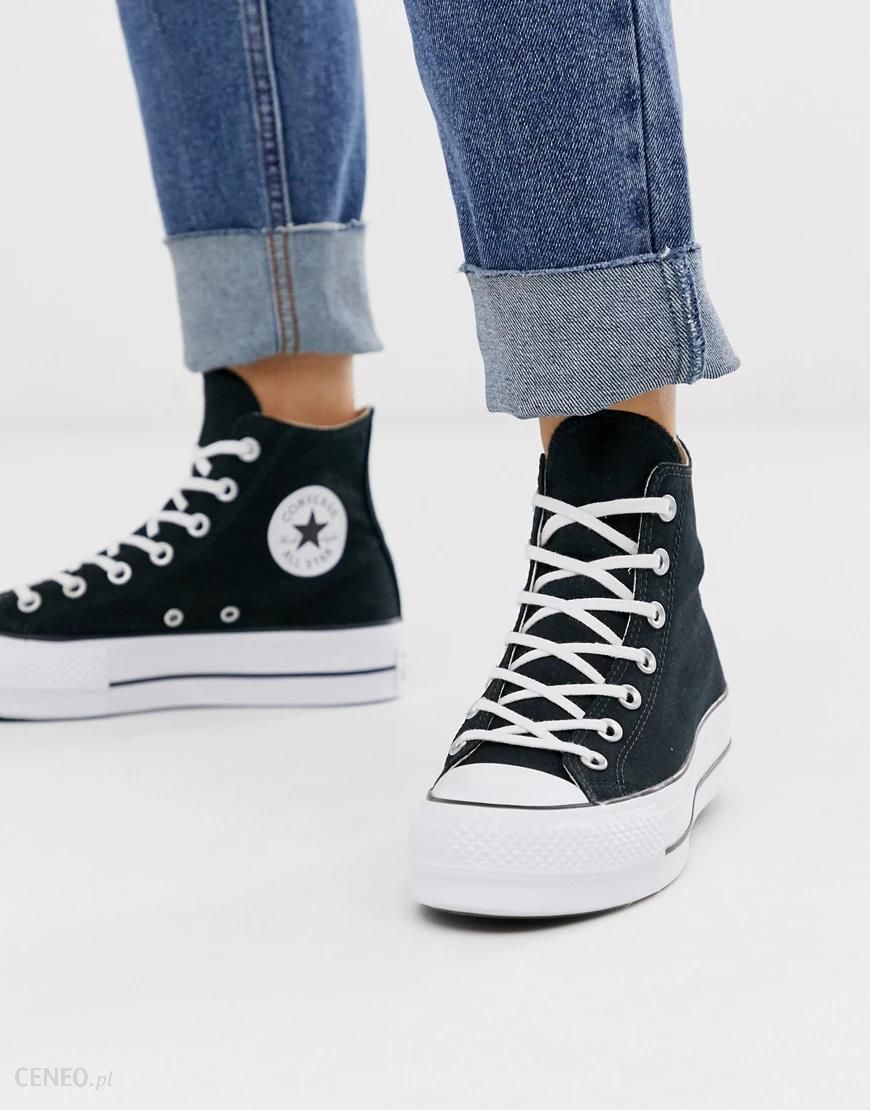 Converse – Chuck Taylor Hi Lift – Czarne buty sportowe na platformie-Czarny  - Ceny i opinie 