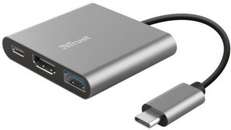 Trust Multi- adapter UDALYX 3-IN-1 USB-C (8713439237726)