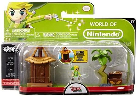 NintendoZelda Microland Figurka Link + Świat