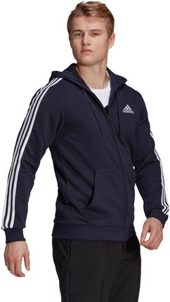 Adidas Bluza Na Zamek Z Kapturem Fitness Essentials