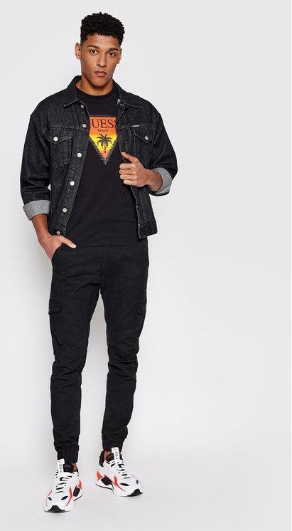Guess T-Shirt F1GI01 J1311 Czarny Slim Fit - Ceny i opinie - Ceneo.pl