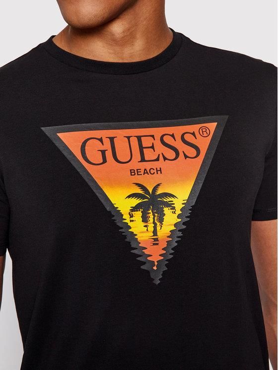 Guess T-Shirt F1GI01 J1311 Czarny Slim Fit - Ceny i opinie - Ceneo.pl