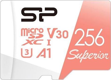 Silicon Power Superior microSDXC 256 GB Class 10 UHS-I/U3 A1 V30 (SP256GBSTXDV3V20SP)