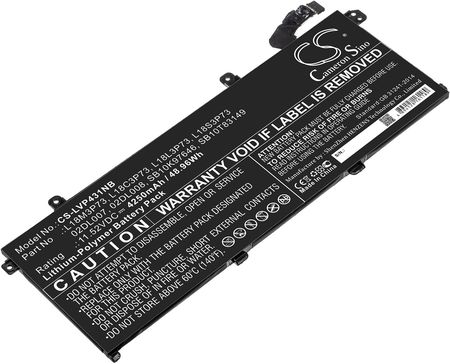 Cameron Sino Lenovo ThinkPad P43s / 02DL007 4250mAh 48.96Wh Li-Polymer 11.52V (CSLVP431NB)