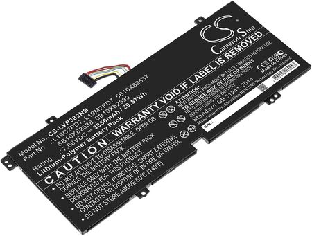Cameron Sino Lenovo IdeaPad 3 10IGL5 (82AT) / 5B10X82537 3850mAh 29.57Wh Li-Polymer 7.68V (CSLVP382NB)