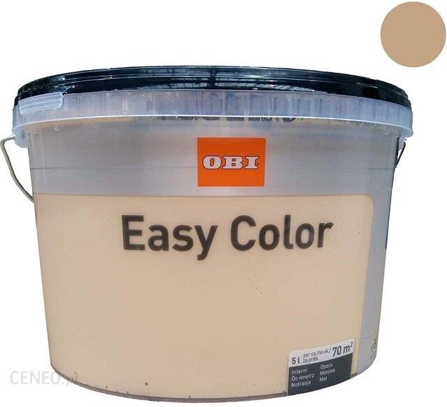 Farba Obi Emulsja Easy Color Sahara 5 L Opinie I Ceny Na Ceneo Pl