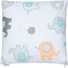 Zdjęcie Poduszka dekoracyjna Hevea Milusie (Słoniki Happy) Pokrowiec Słoniki Happy Rozmiar 45/45 - Tuliszków