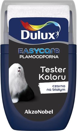 Dulux Easy Care Czarno Na Białym 0,03L Tester Koloru+ Mini Wałeczek