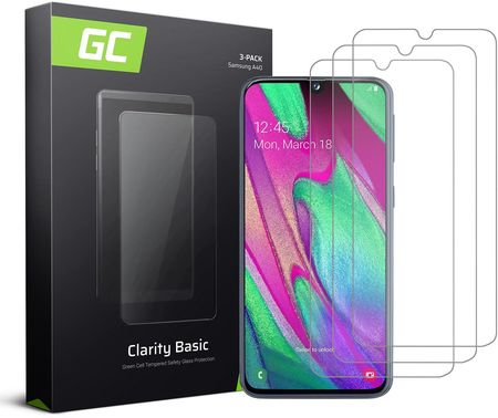 Green Cell Szkło hartowane GC Clarity do Samsung Galaxy A40 (GLSET15) 3SZT.