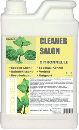 Diamex Cleaner Salon Citronellauniwersalny Preparat Do Czyszczenia Usuwający Nieprzyjemne Zapachy O Aromacie Citronelli 1L