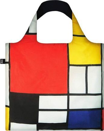 Loqi Torba Museum Piet Mondrian Kompozycja W Czerwieni, Błękicie I Żółcieni Z Recyklingu