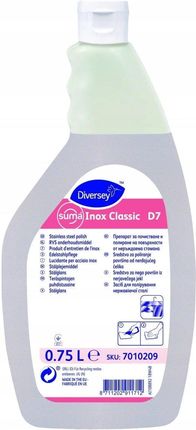 Płyn do stali nierdzewnej Diversey Inox 750 ml D7