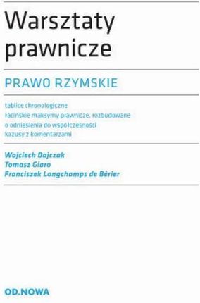 Prawo Rzymskie Warsztaty prawnicze (E-Book)