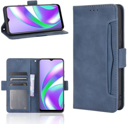 Xgsm Etui Wallet do Oppo A15 Card Slot Blue