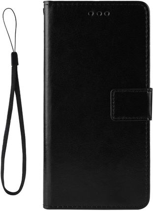 Erbord Etui Wallet do Xiaomi Redmi Note 9T 5G Litchi Grain Black