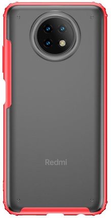 Erbord Etui AntiDrop Matte Hybrid do Xiaomi Redmi Note 9T 5G Red